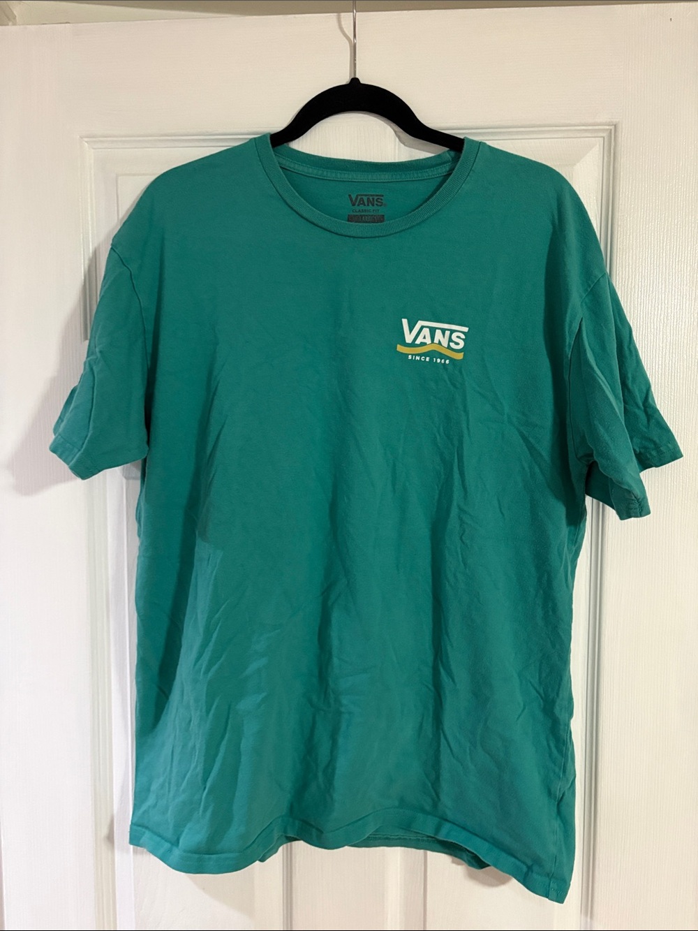 Vans Teal Short Sleeve Logo Tee